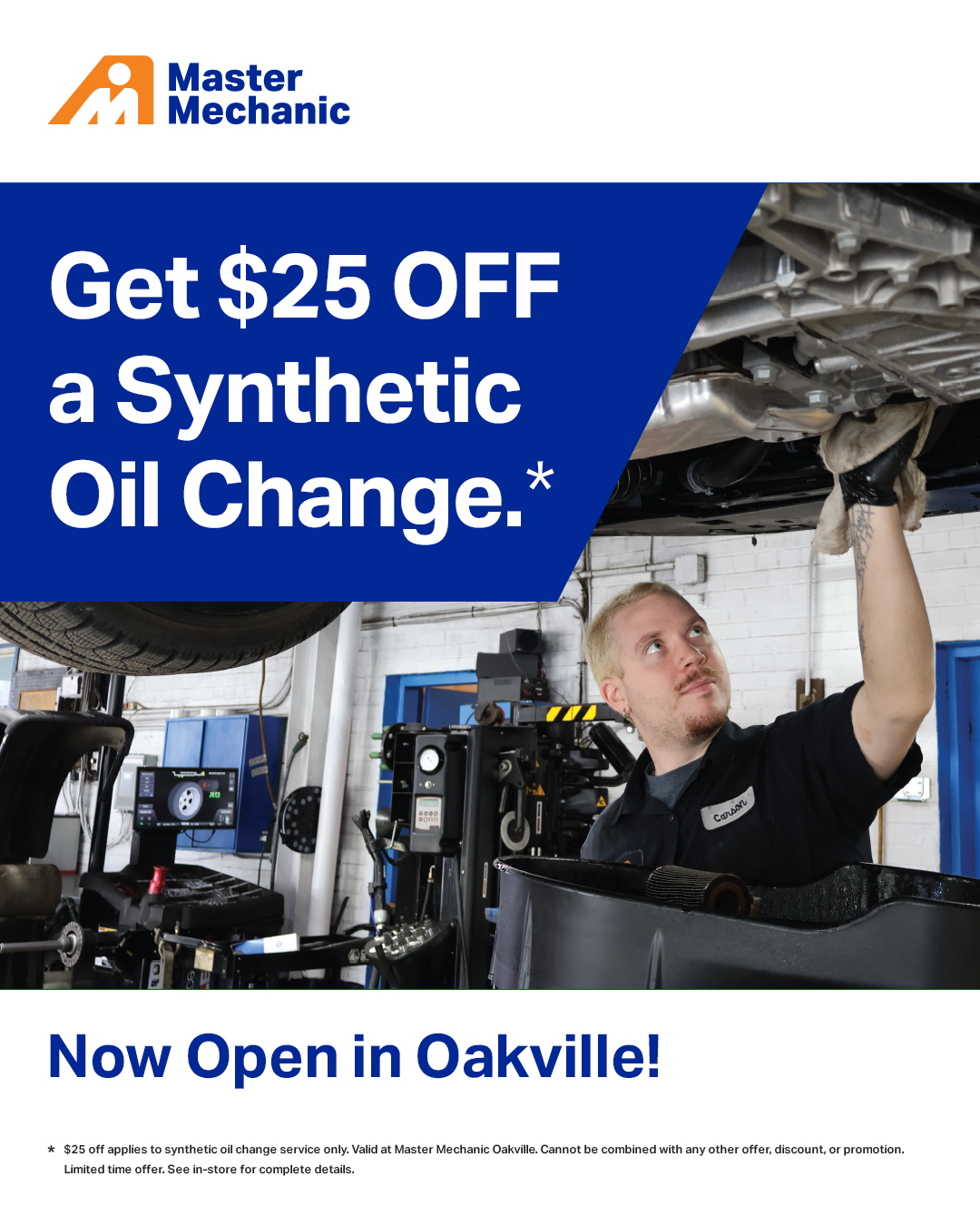 Master Mechanic Oakville Promotion
